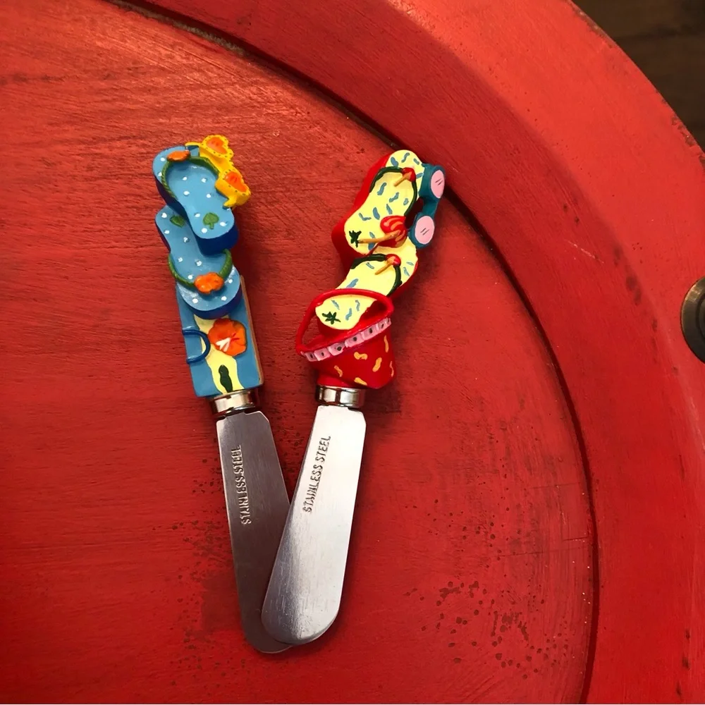 NEW! 4 Ambiance Collections 🩴 Flip Flops 🩴 Spreaders Set (for dips & spreads)